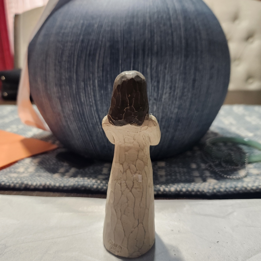 Charming Cream and Brown Figurine
